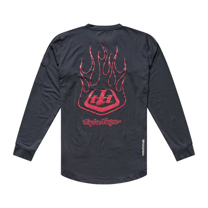 Maillot de manga larga TROY LEE DESIGNS RUCKUS RIDE EMBER Carbon