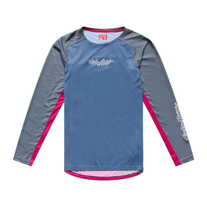Maillot TROY LEE DESIGNS SKYLINE PRO DESCEND de manga larga Slate