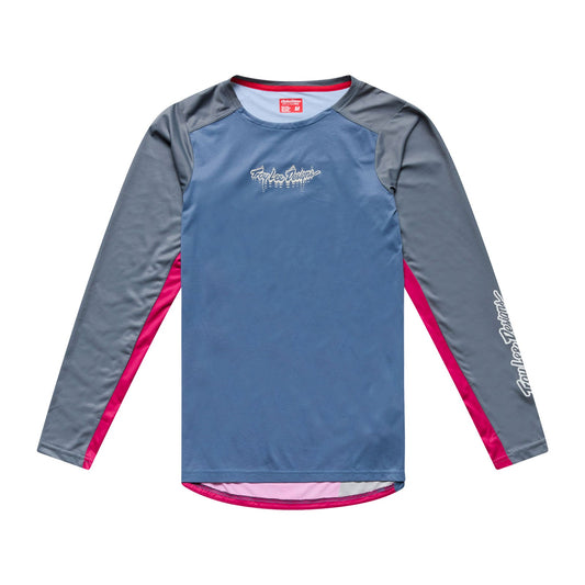 Maillot TROY LEE DESIGNS SKYLINE PRO DESCEND de manga larga Slate