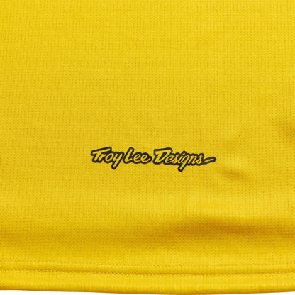 Maillot de manga larga TROY LEE DESIGNS SKYLINE CHILL SWITCHBACK amarillo ácido