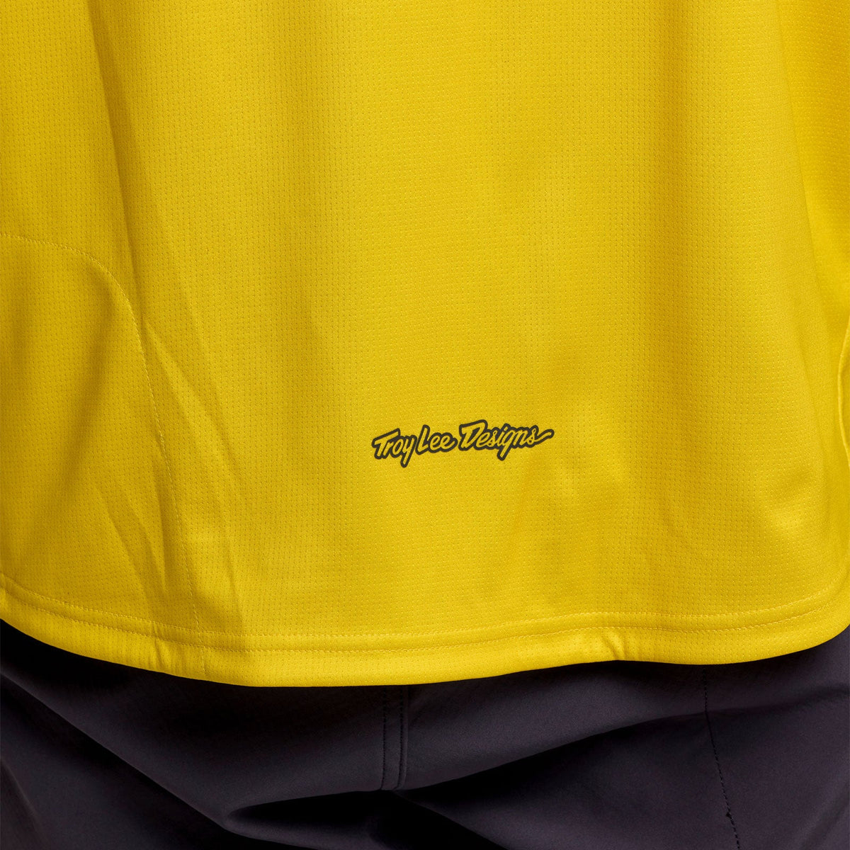 Maillot de manga larga TROY LEE DESIGNS SKYLINE CHILL SWITCHBACK amarillo ácido