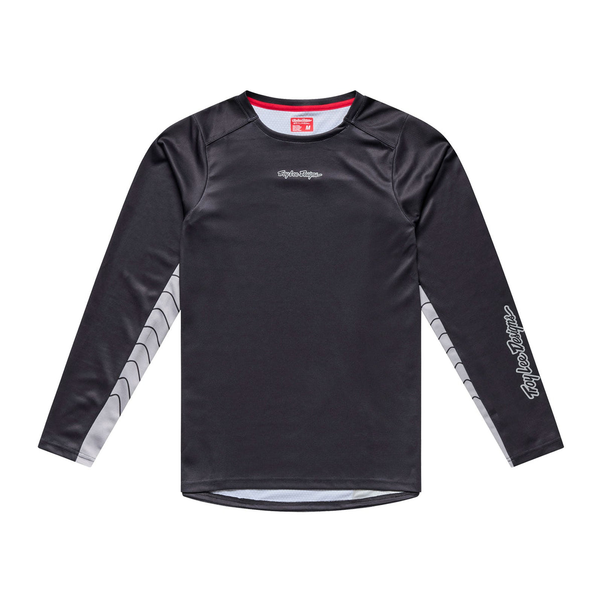 Maillot de manga larga TROY LEE DESIGNS SKYLINE CHILL SWITCHBACK color carbono