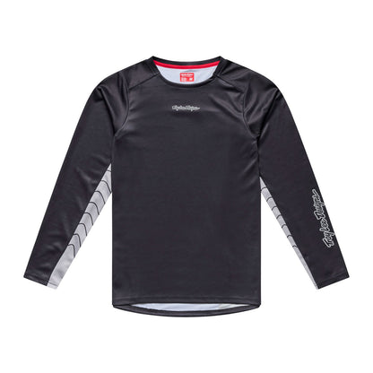 Maillot de manga larga TROY LEE DESIGNS SKYLINE CHILL SWITCHBACK color carbono