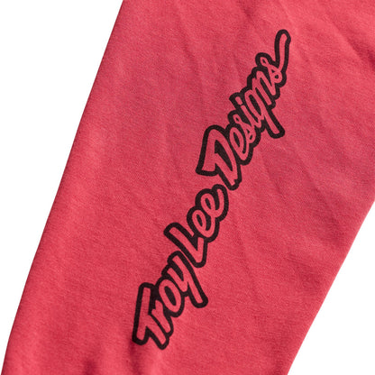 Maillot de manga larga TROY LEE DESIGNS SKYLINE RIDE FEATHERED en rojo brasa
