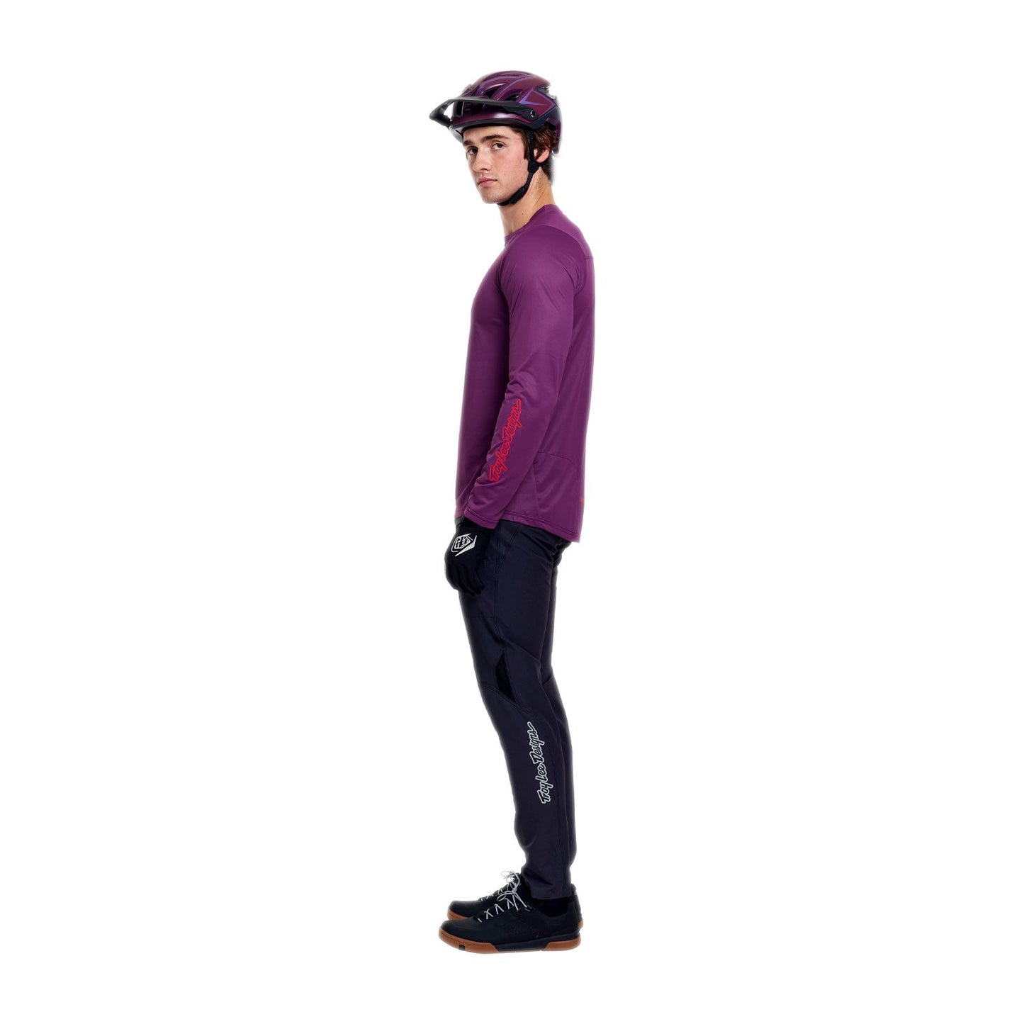 Maillot de manga larga TROY LEE DESIGNS SKYLINE PRO MONO Sangria