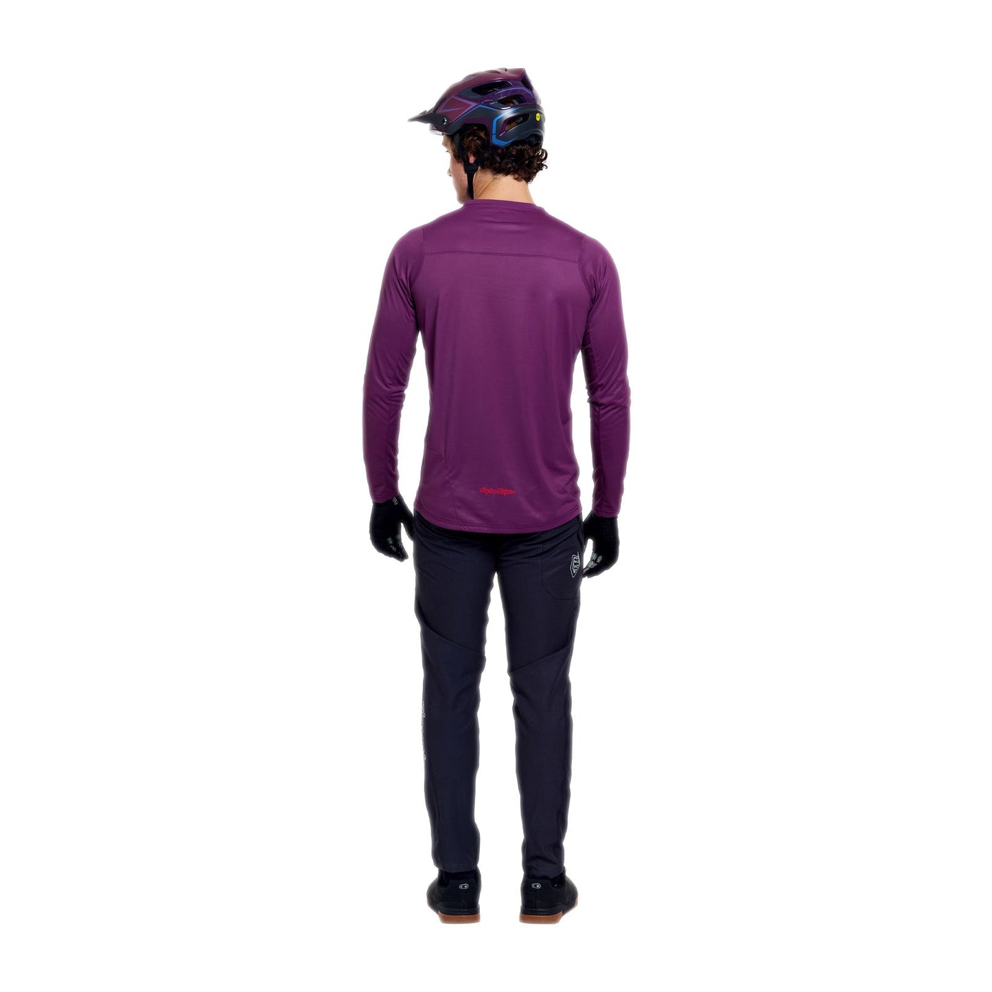 Maillot de manga larga TROY LEE DESIGNS SKYLINE PRO MONO Sangria