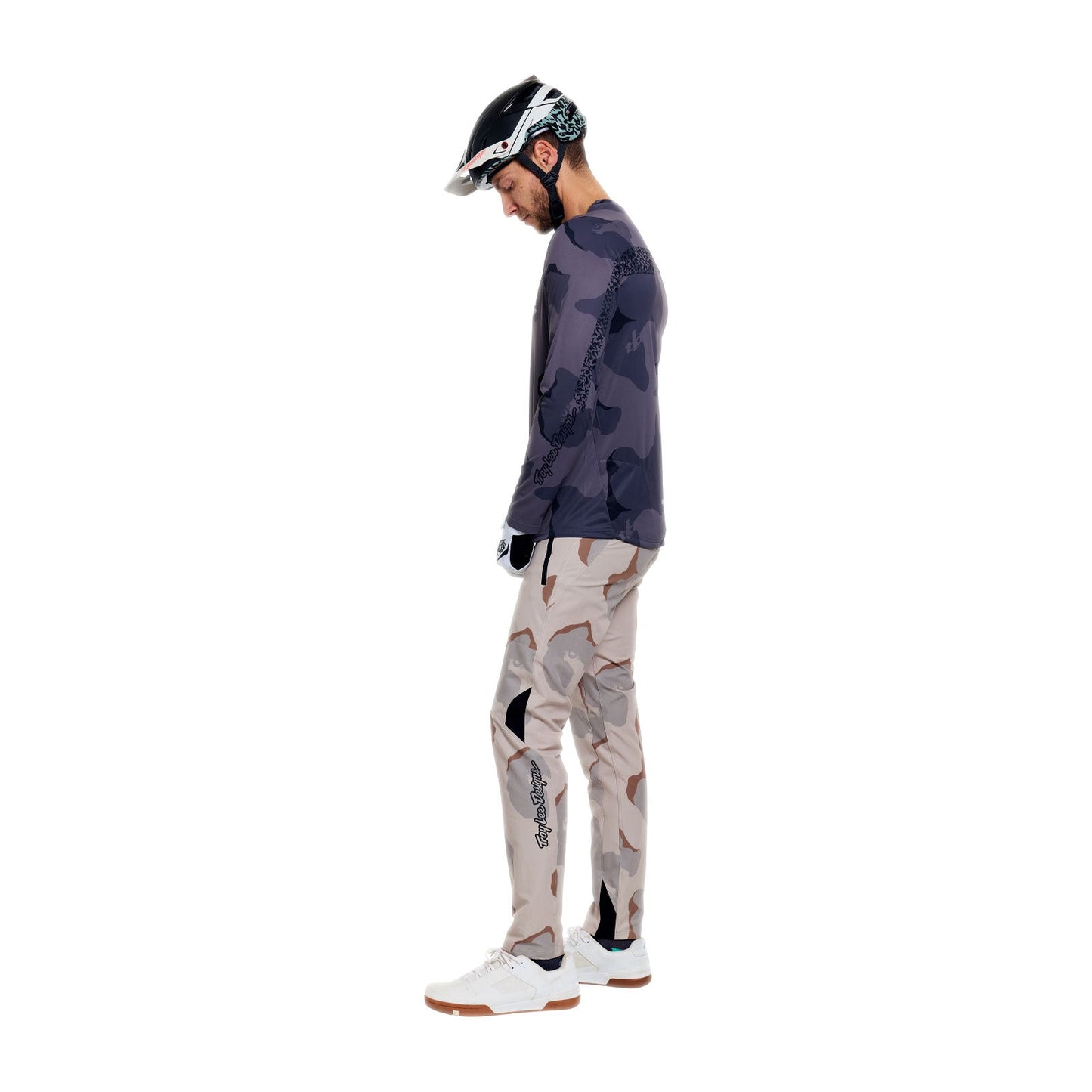 Maillot de manga larga TROY LEE DESIGNS SKYLINE PRO FLOW CAMO Carbono