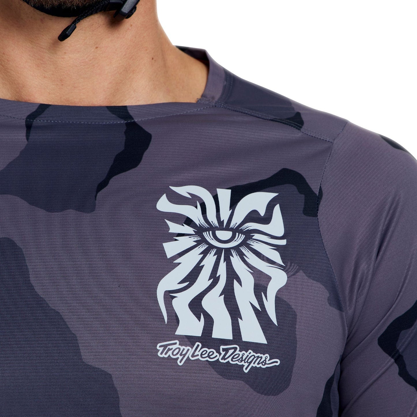 Maillot de manga larga TROY LEE DESIGNS SKYLINE PRO FLOW CAMO Carbono