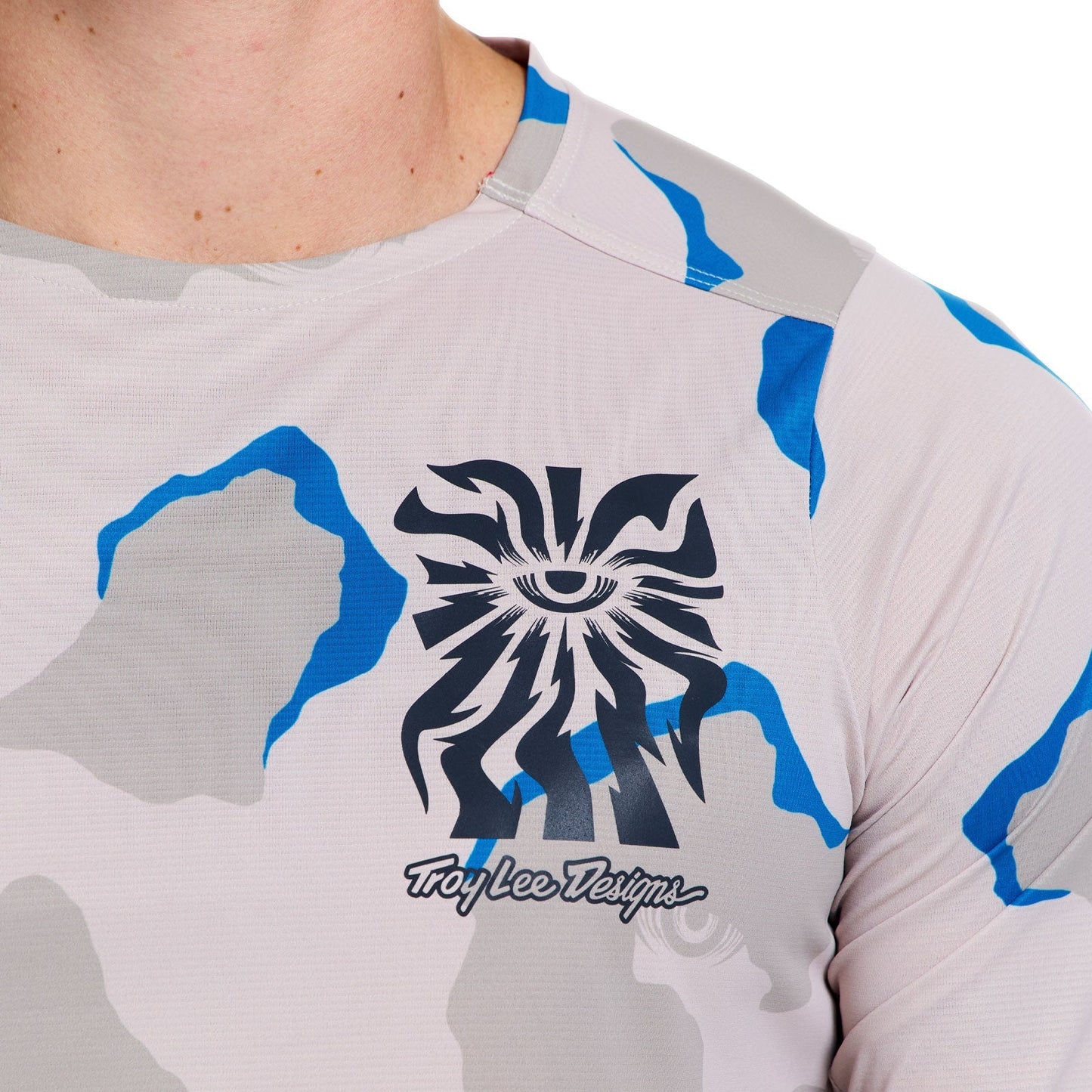 Maillot TROY LEE DESIGNS SKYLINE PRO FLOW CAMO Manga Larga Pómez