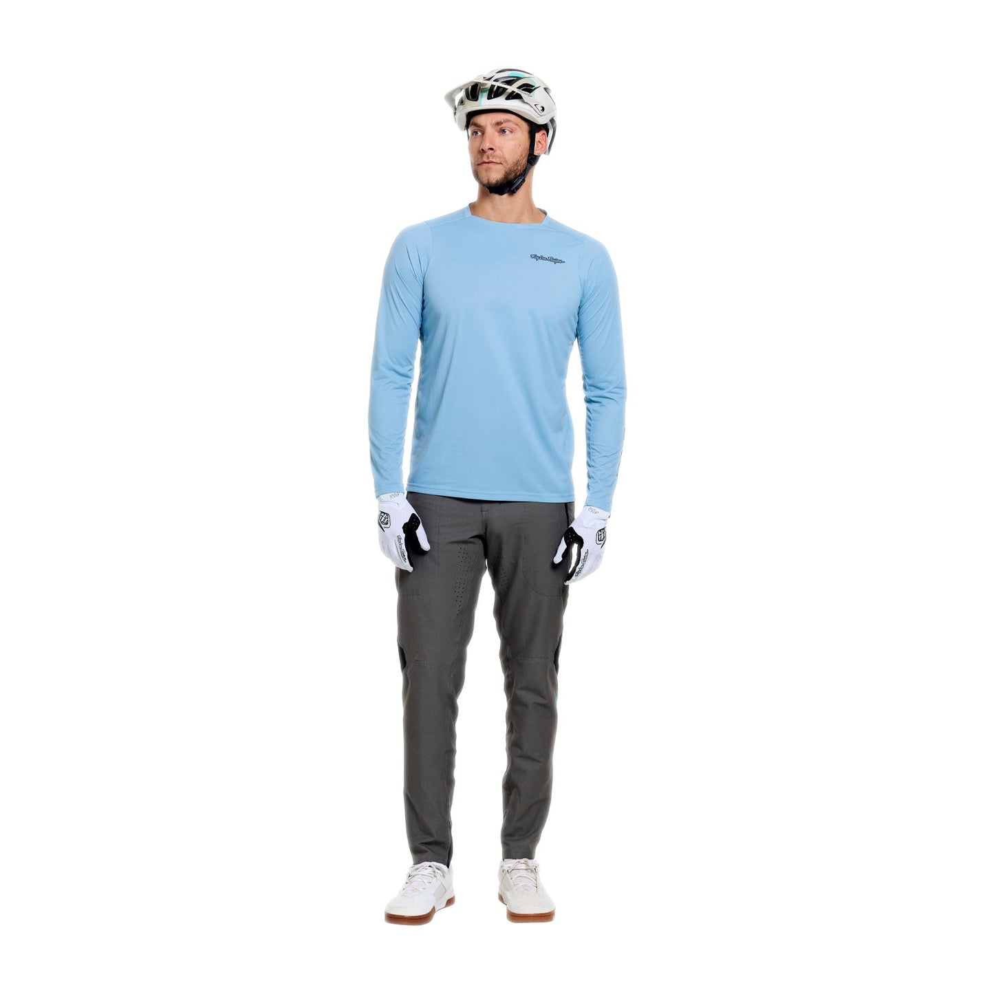 Maillot manga larga TROY LEE DESIGNS SKYLINE PRO MONO Azul