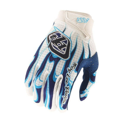 Guantes TROY LEE DESIGNS AIR TORCHED Blanco/Azul