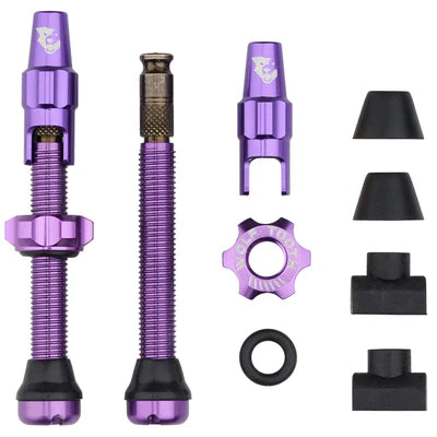 Pack de 2 Válvulas Tubeless WOLF TOOTH CLIK VALVE Ultraviolet Purple