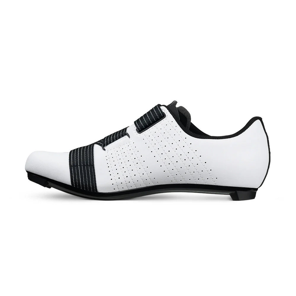 Zapatillas de carretera FIZIK R5 TEMPO POWERSTRAP blancas