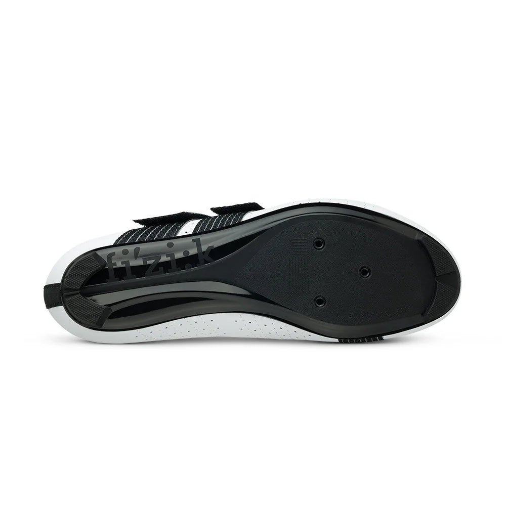 Zapatillas de carretera FIZIK R5 TEMPO POWERSTRAP blancas