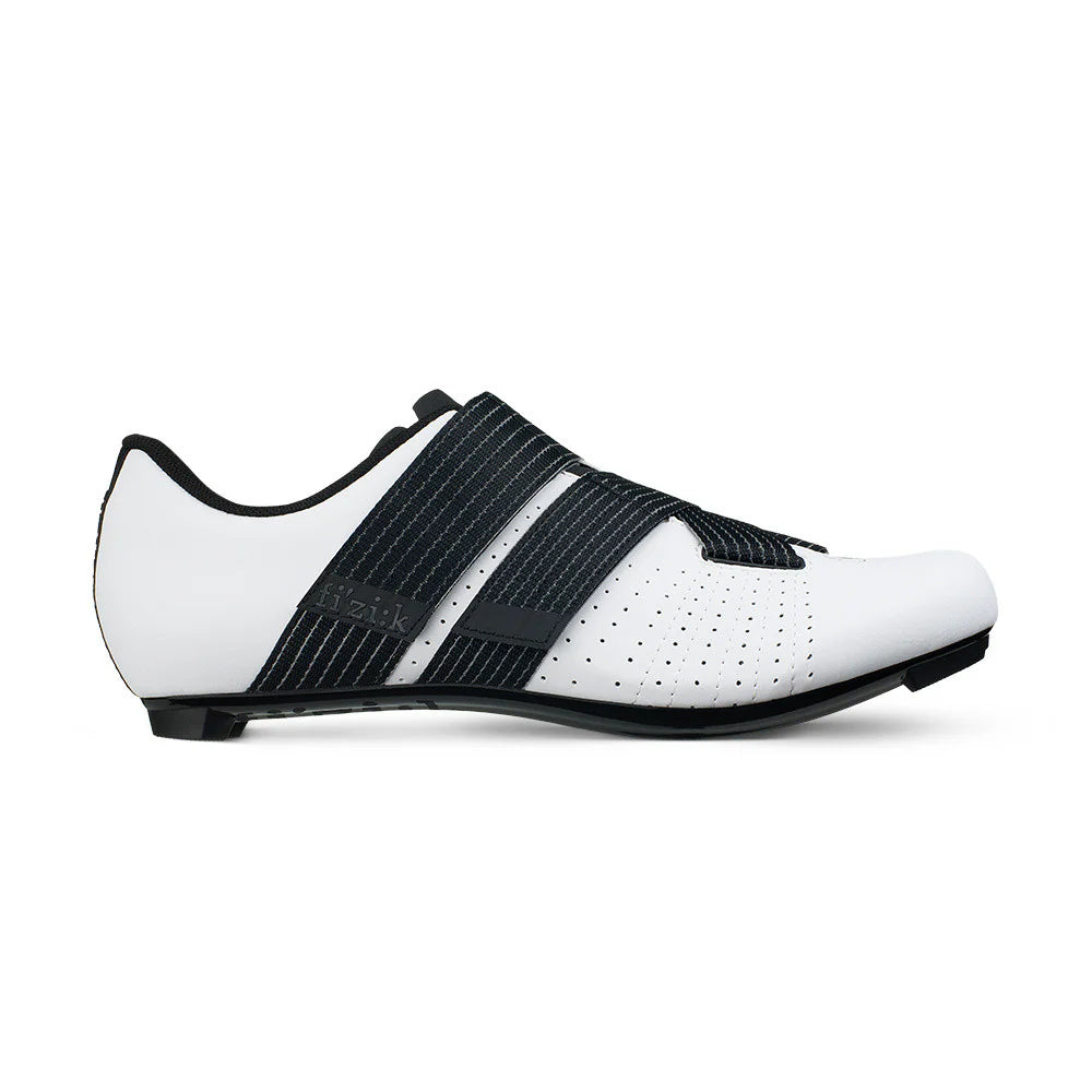 Zapatillas de carretera FIZIK R5 TEMPO POWERSTRAP blancas