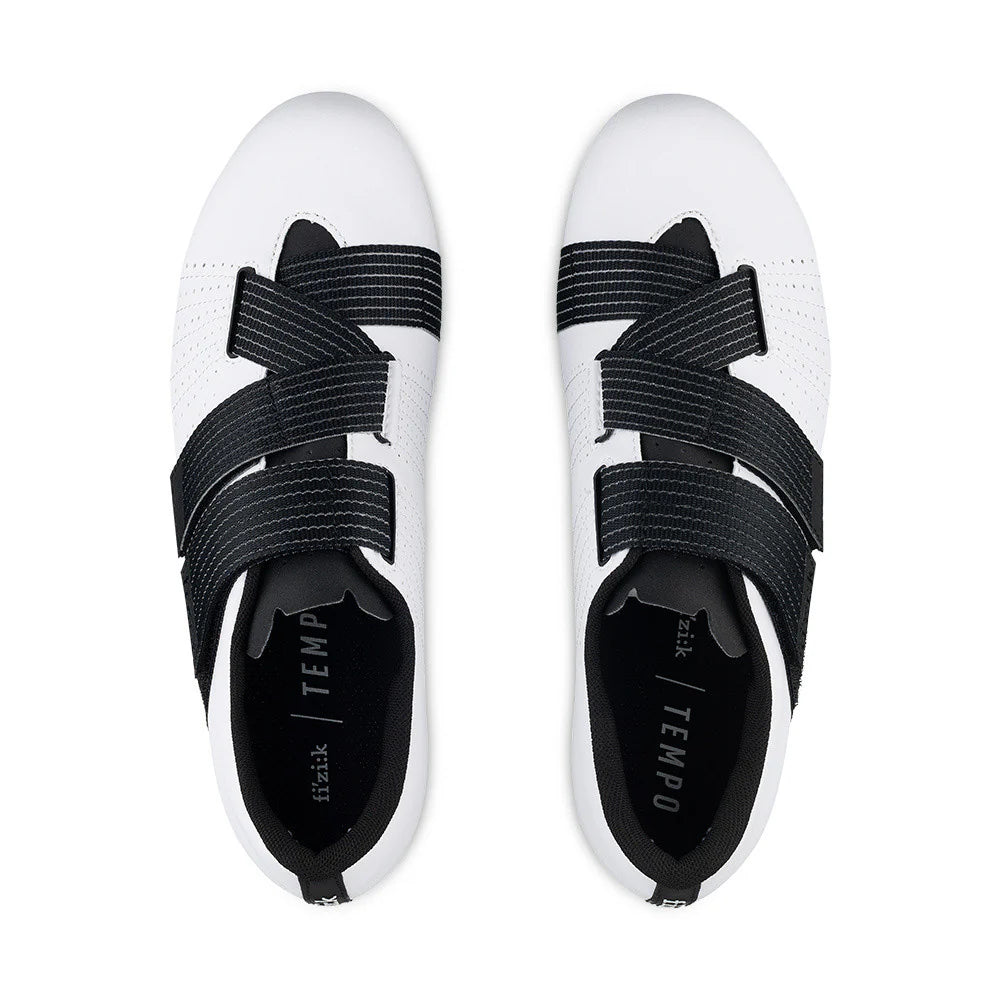 Zapatillas de carretera FIZIK R5 TEMPO POWERSTRAP blancas