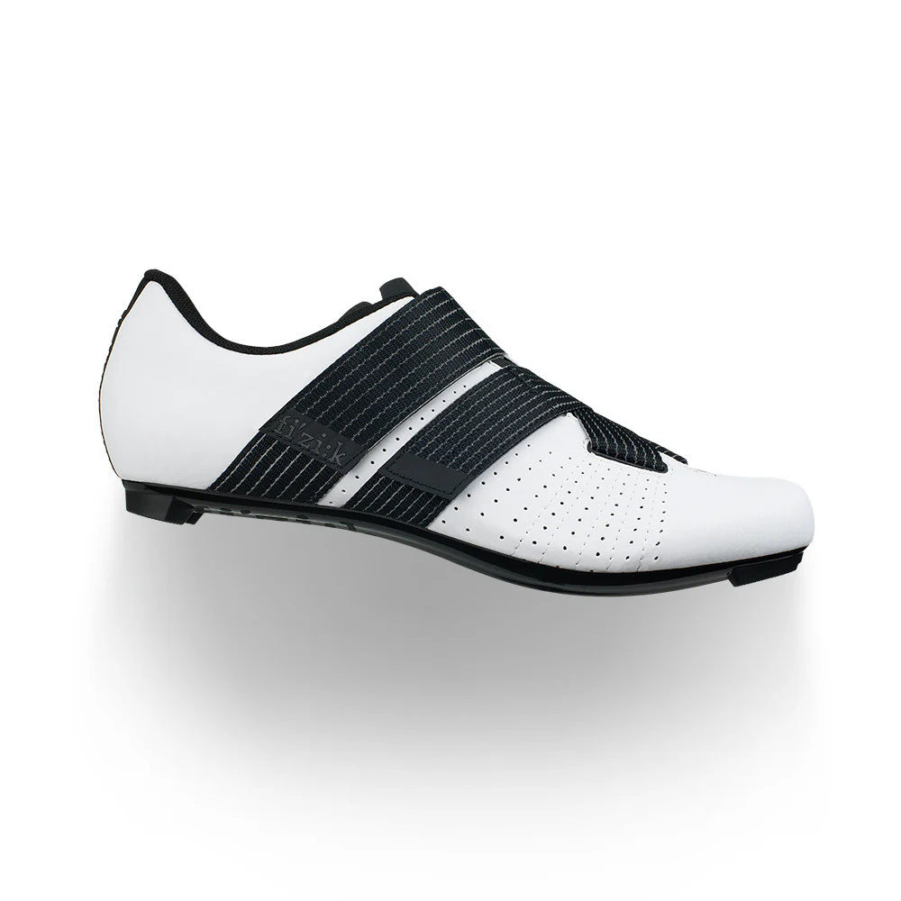 Zapatillas de carretera FIZIK R5 TEMPO POWERSTRAP blancas