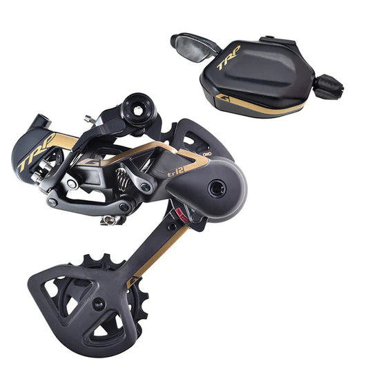 TRP DH12 12V Negro/Dorado Kit de cambio y desviador