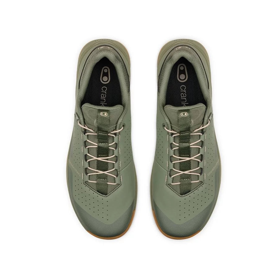 Zapatillas MTB CRANKBROTHERS STAMP TRAIL SPEED LACE Verde/Arena/Goma