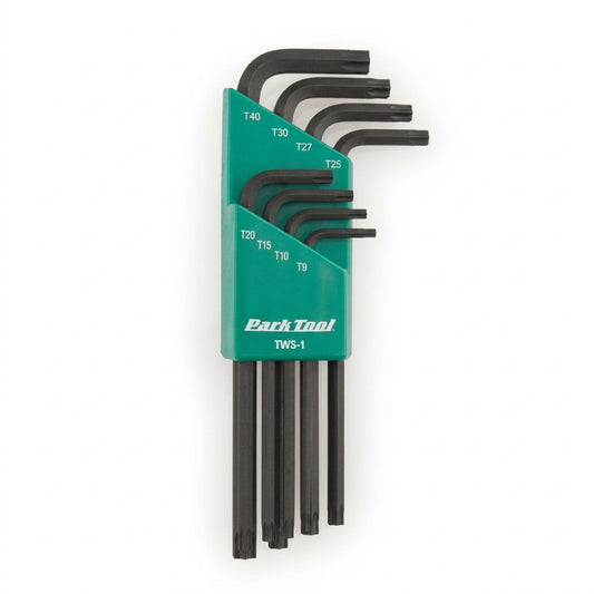 Park Tool TWS-1, juego de llaves Torx acodadas con soporte