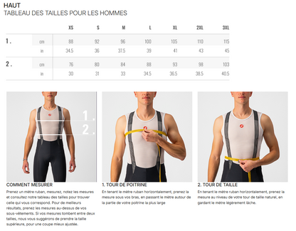 Maillot CASTELLI COMPETIZIONE THERMAL Mangas Largas Paprika