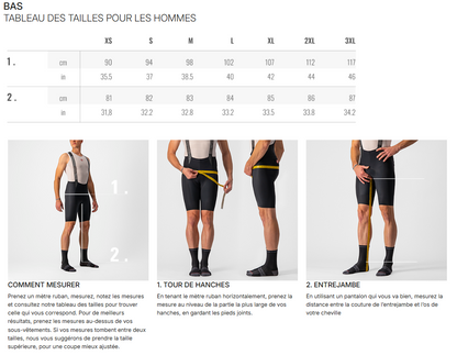 Culote Largo con Tirantes CASTELLI ESPRESSO Transition Negro