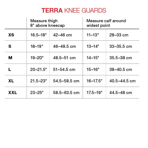 Rodilleras G-FORM TERRA Negras