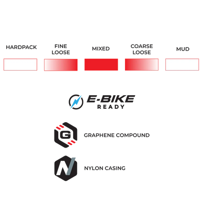 Neumático VITTORIA TERRENO T50 MIXED Gravel Endurance 700c Tubeless Ready Flexible Negro