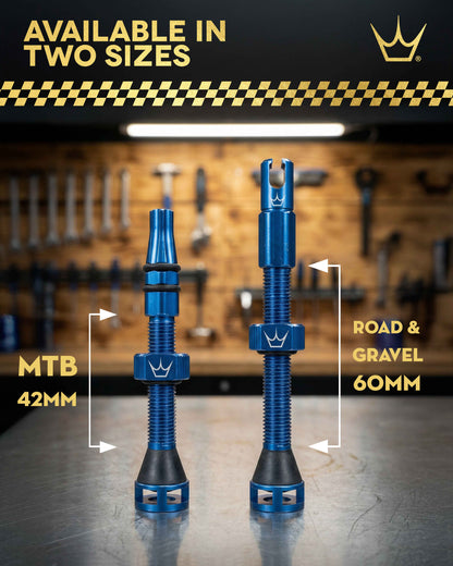 Válvulas Tubeless PEATY'S HOLESHOT FAST FLOW 42mm (x2) Verde