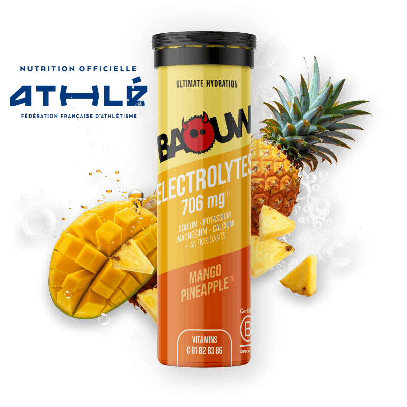 BAOUW Energy Drink (Tubo de 10 comprimidos) Mango/Piña