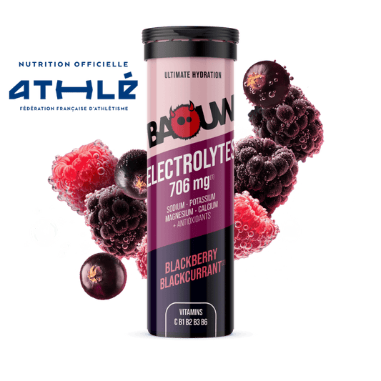 BAOUW Energy Drink (Tubo de 10 comprimidos) Mora/Casís