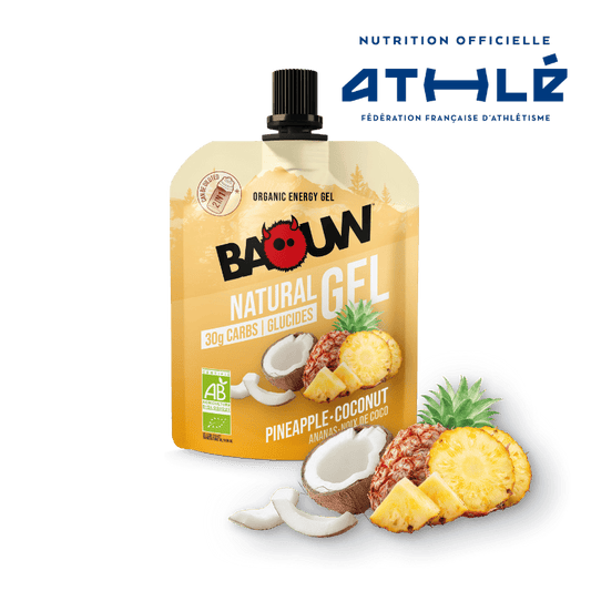 BAOUW Gel Energético Piña/Coco Ecológico (85g)