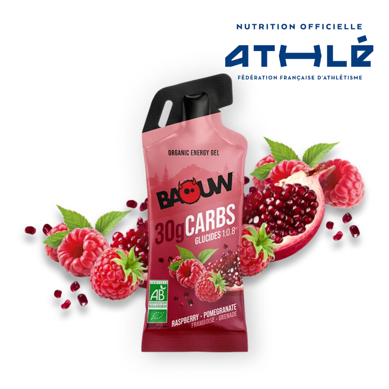 Gel Energético BAOW (44g) Limón/Frambuesa/Granada