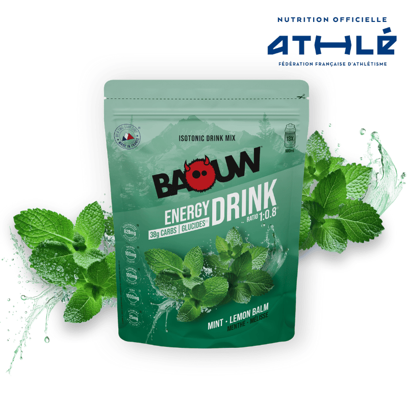 BAOUW ISOTONIC Bebida Energética (585g) Menta/Melisa