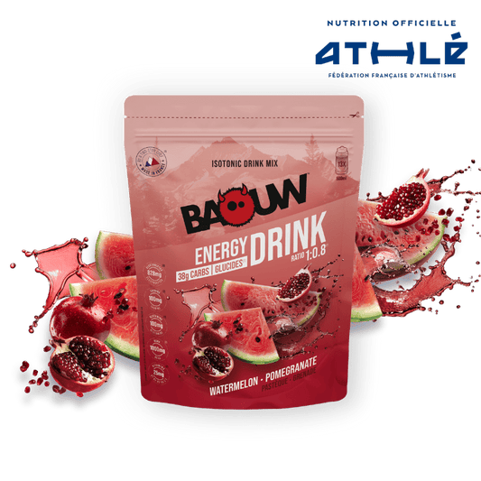 BAOUW ISOTONIC Bebida Energética (585g) Sandía/Granada