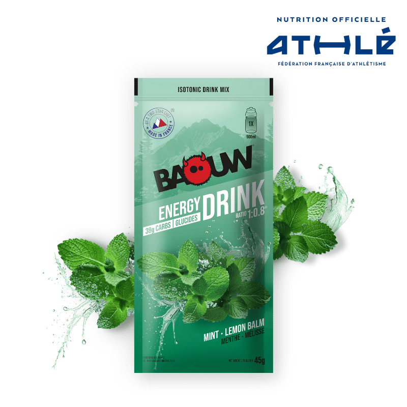 BAOUW ISOTONIC Bebida Energética (45g) Menta/Melisa