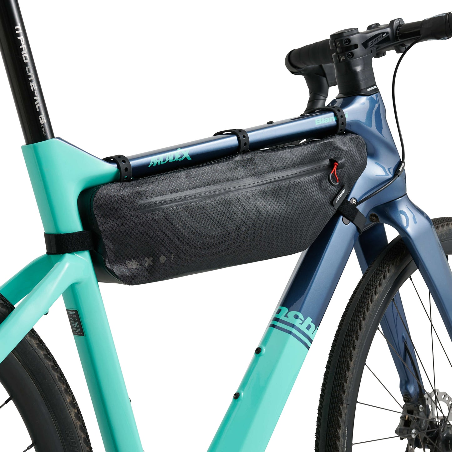 Bolsa para cuadro USWE FRAME TUBE SMALL 2,6 L, negra
