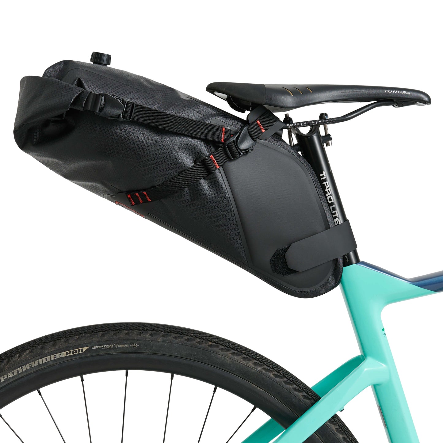 Alforja de sillín USWE ROLLTOP SADDLE BAG 9 L, negra
