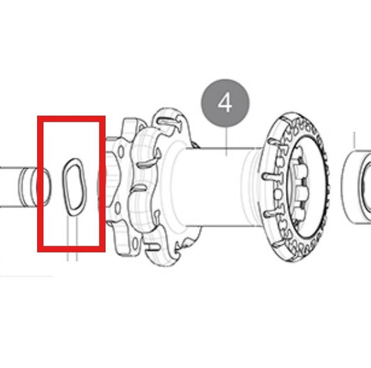 KIT DE 3 ARANDELAS WAVE MAVIC ID360 PARA RODAMIENTOS 6903