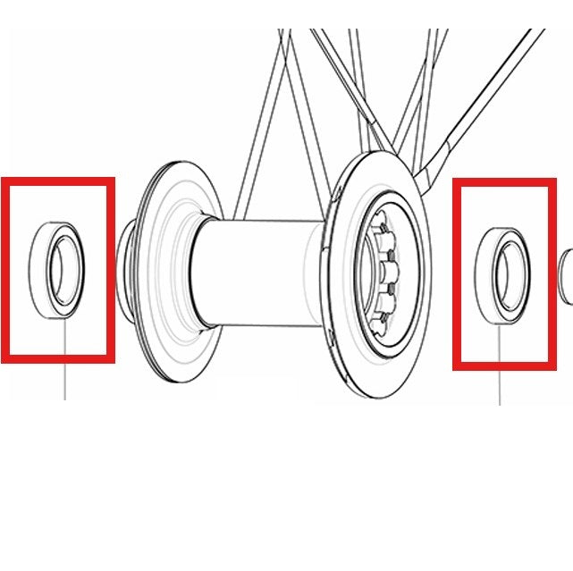 KIT RODAMIENTO TRASERO MAVIC 17X26X5 (6803)