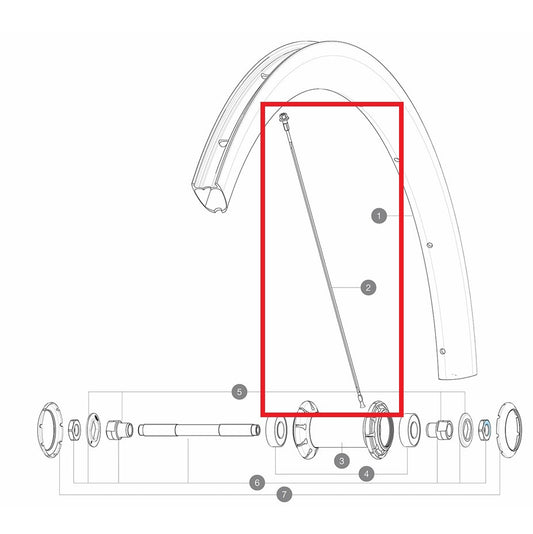 KIT 10 RADIOS INOX DELANTEROS/TRASEROS LADO NO MOTRIZ 268 COSMIC PRO CARBON UST