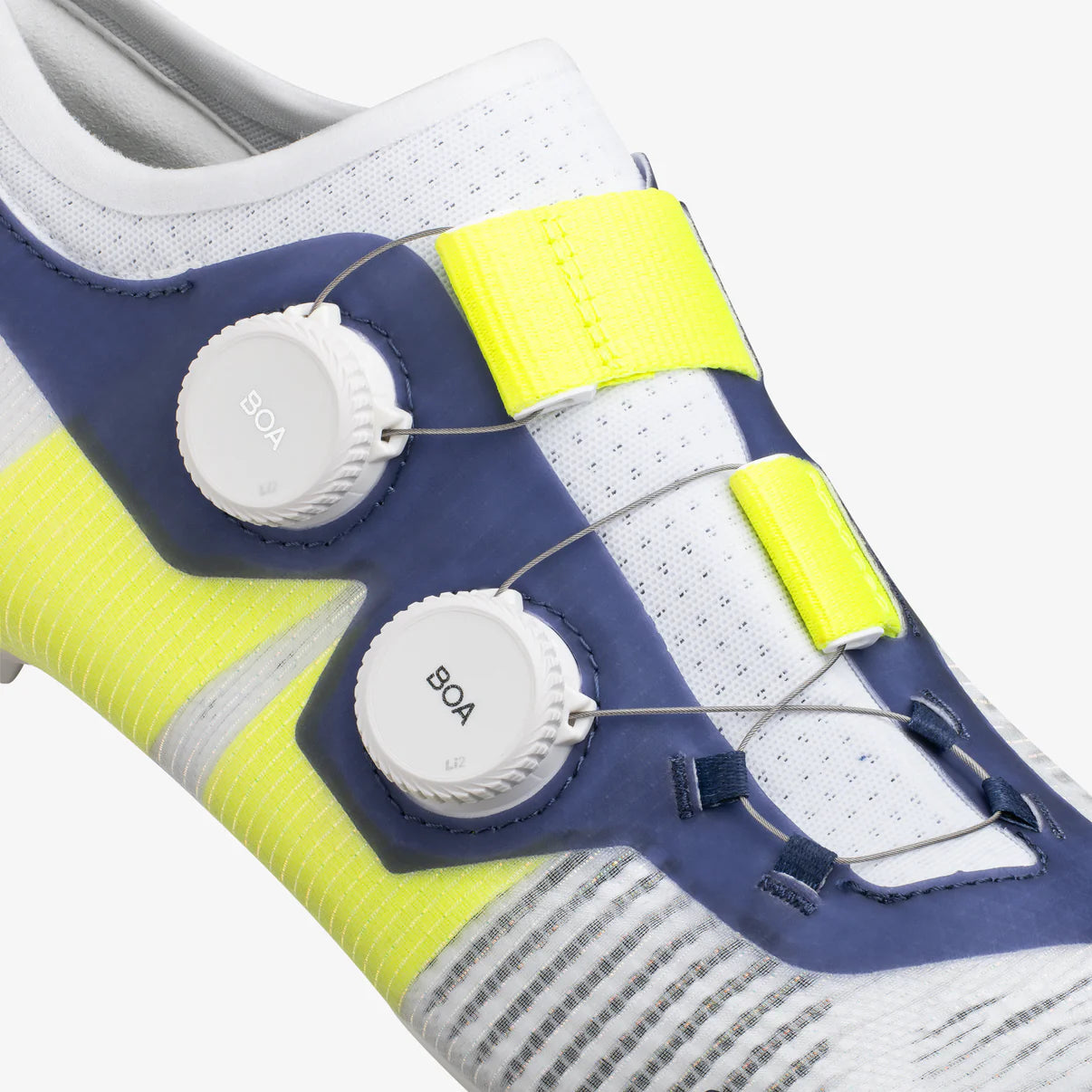 Zapatillas de carretera FIZIK VENTO VEGA CARBON Blanco/Amarillo