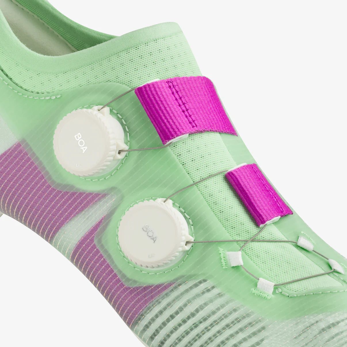 Zapatillas de carretera FIZIK VENTO VEGA CARBON Verde/Morado