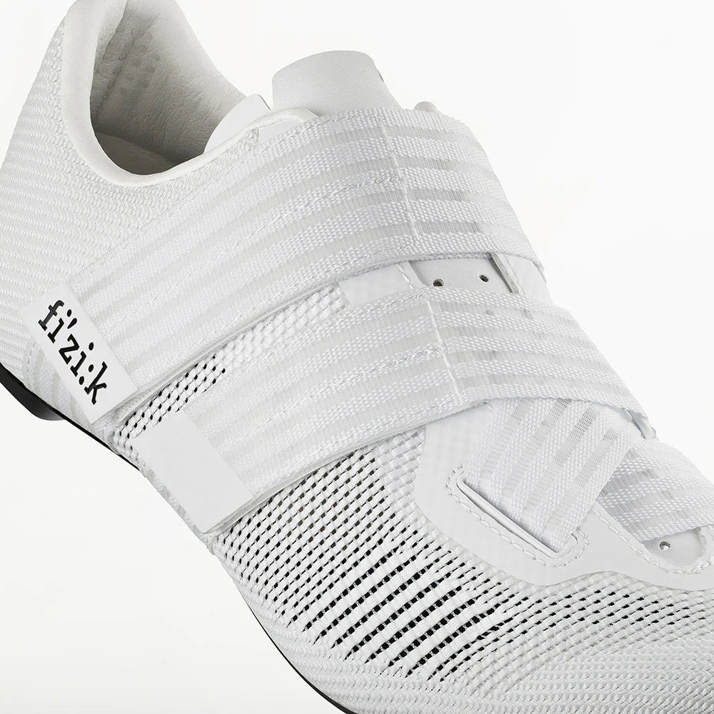 Zapatillas de carretera FIZIK VENTO POWERSTRAP AEROWEAVE Blancas