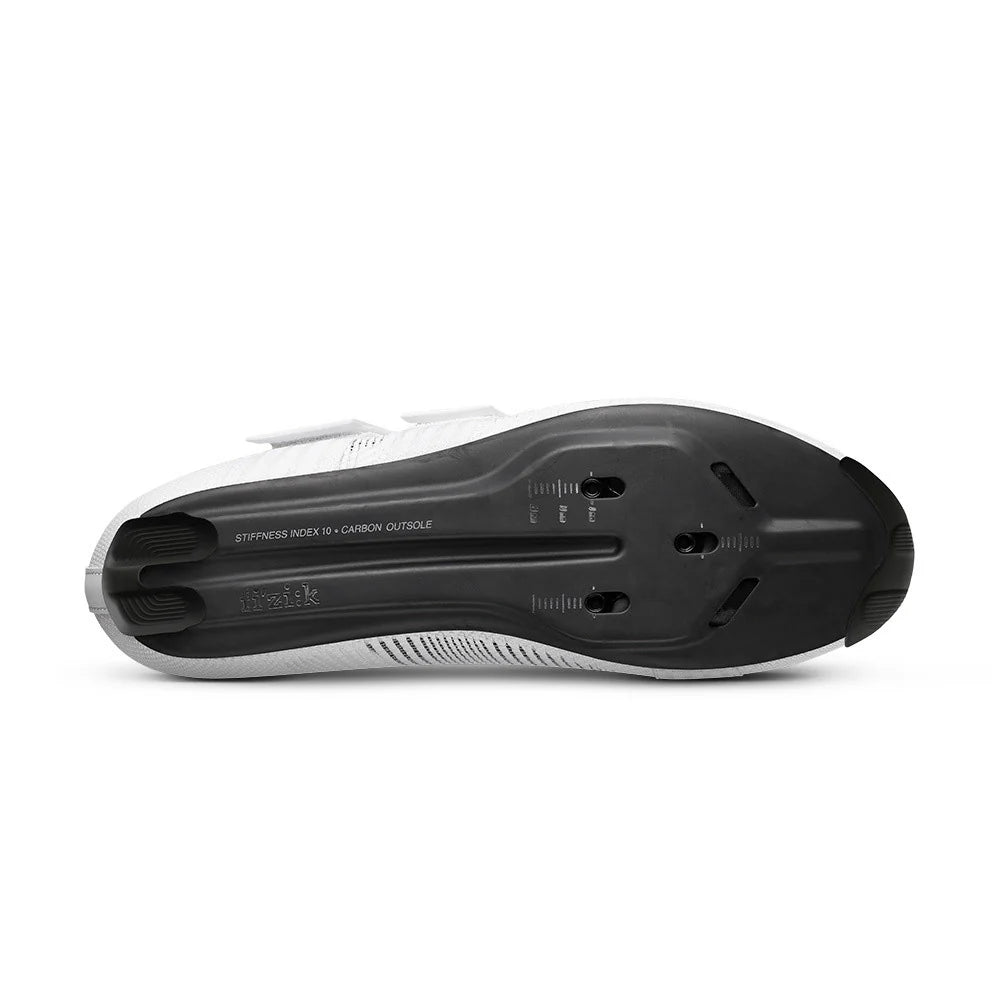 Zapatillas de carretera FIZIK VENTO POWERSTRAP AEROWEAVE Blancas