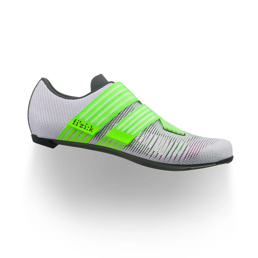 Zapatillas de carretera FIZIK VENTO POWERSTRAP R2 moradas/verdes