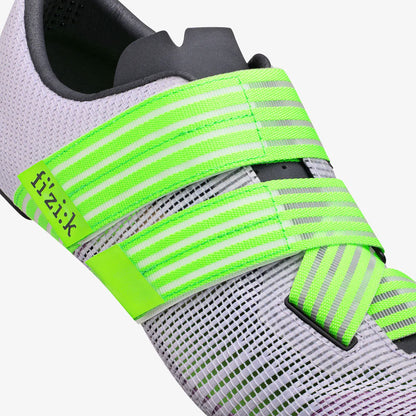 Zapatillas de Carretera FIZIK VENTO POWERSTRAP AEROWAVE Violeta/Verde