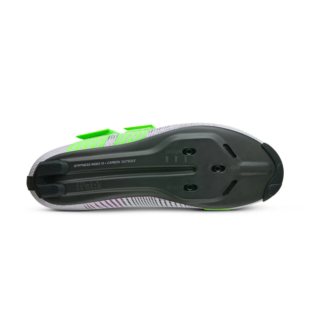 Zapatillas de carretera FIZIK VENTO POWERSTRAP R2 moradas/verdes
