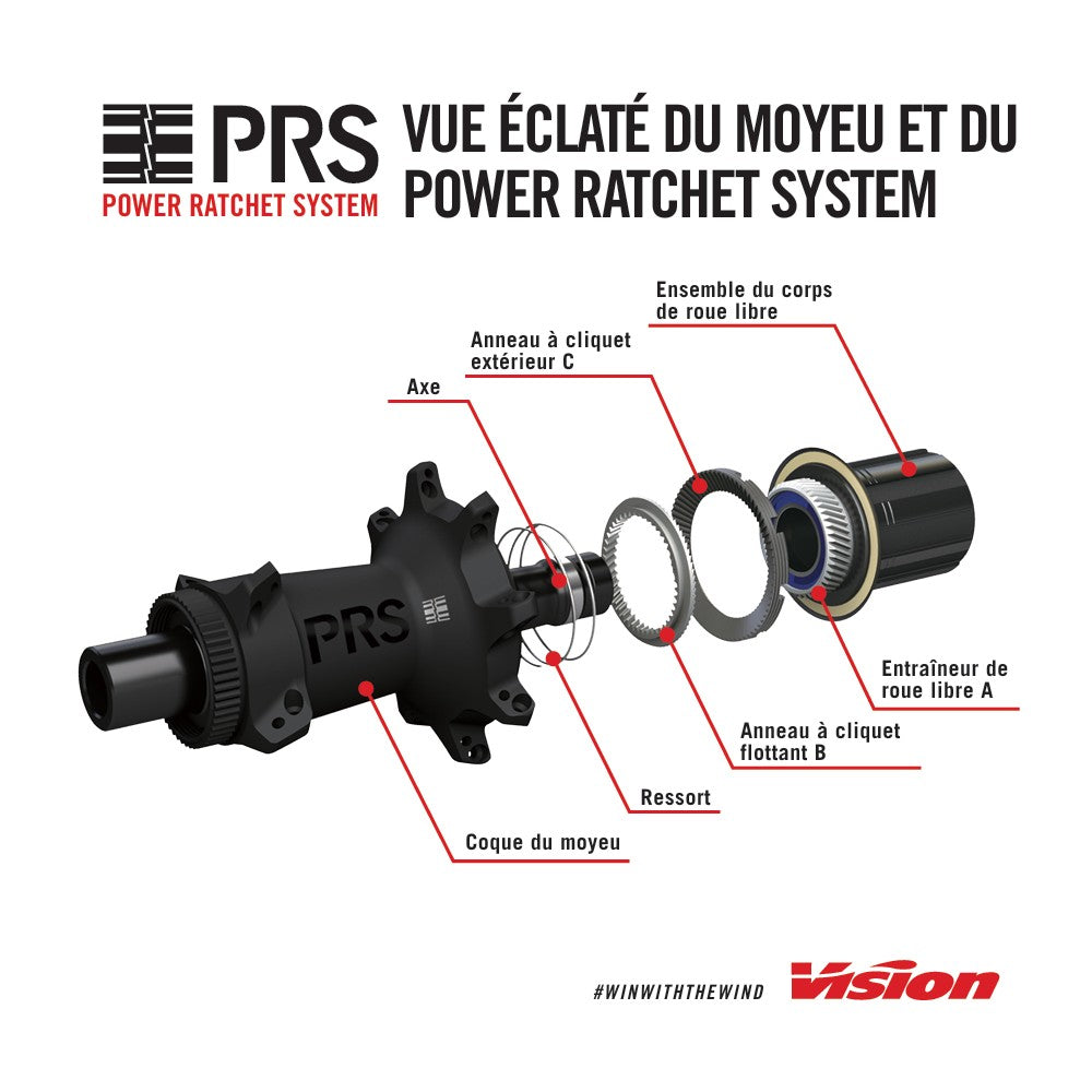 Par de ruedas VISION Metron 45 SL Tubeless Ready (Center Lock)