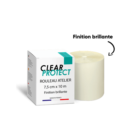 Protección adhesiva para cuadro CLEARPROTECT FASTOTAPE brillante 10 m x 7.5 cm